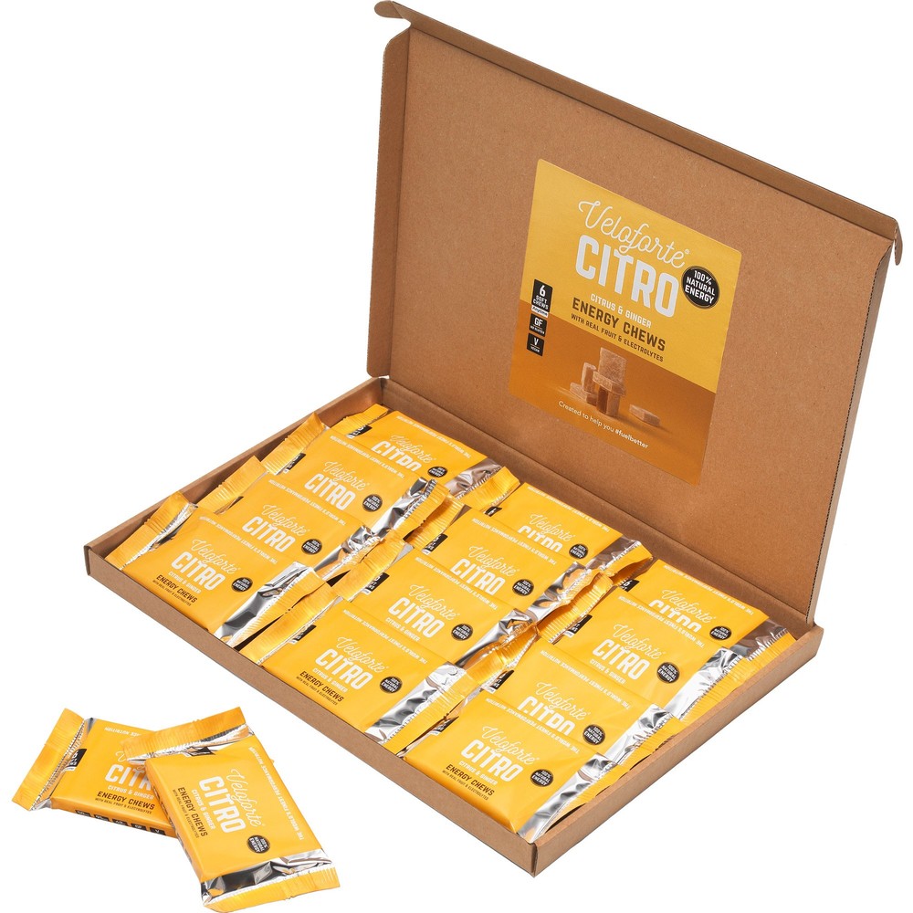 Veloforte Short Dated: Citro Cubos Energy Chews Box Of 12