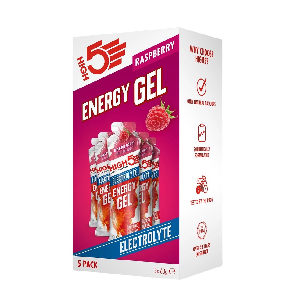 High5 Short Dated: Energy Electrolyte Gels Box Of 5 X60g