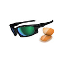 Oakley Split Jacket Glasses Black Frame / Jade Iridium Lens
