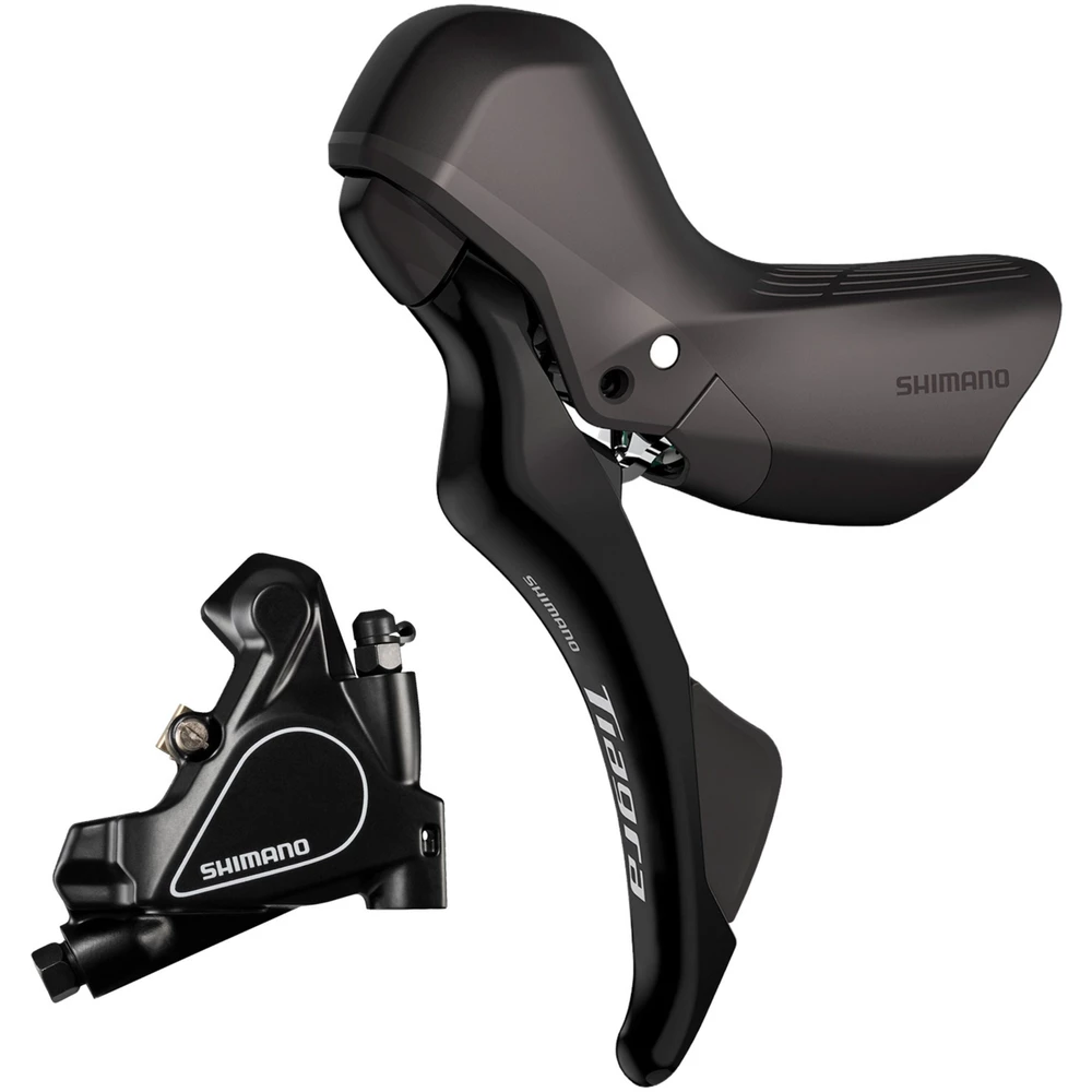Sigma Sports Shimano ST-R4020 Tiagra 2-speed STI bled with BR-RS405 flat mount calliper | Discount Codes available, easy returns, up to £25 off with Newsletter Signup, FREE Postage over £60