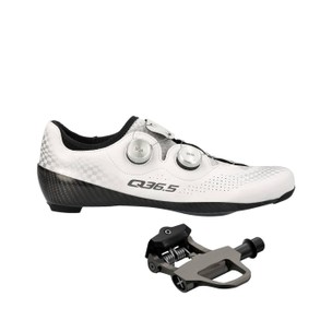 Q36.5 Unique Pro 4 Road Shoes And SRM X-Power Pedals