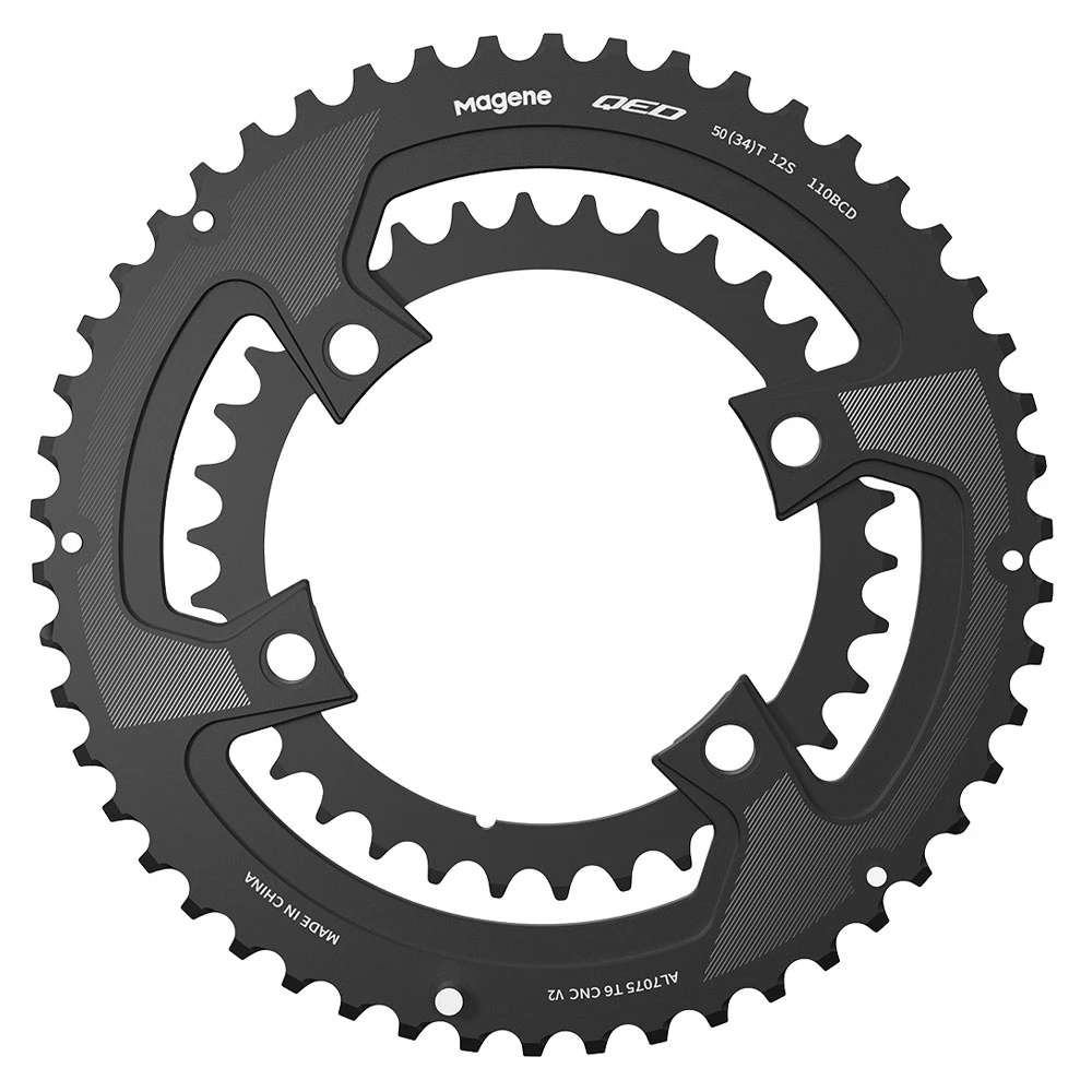 Sigma Sports Magene QED Split Chainring | Discount Codes available, easy returns, up to £25 off with Newsletter Signup, FREE Postage over £60