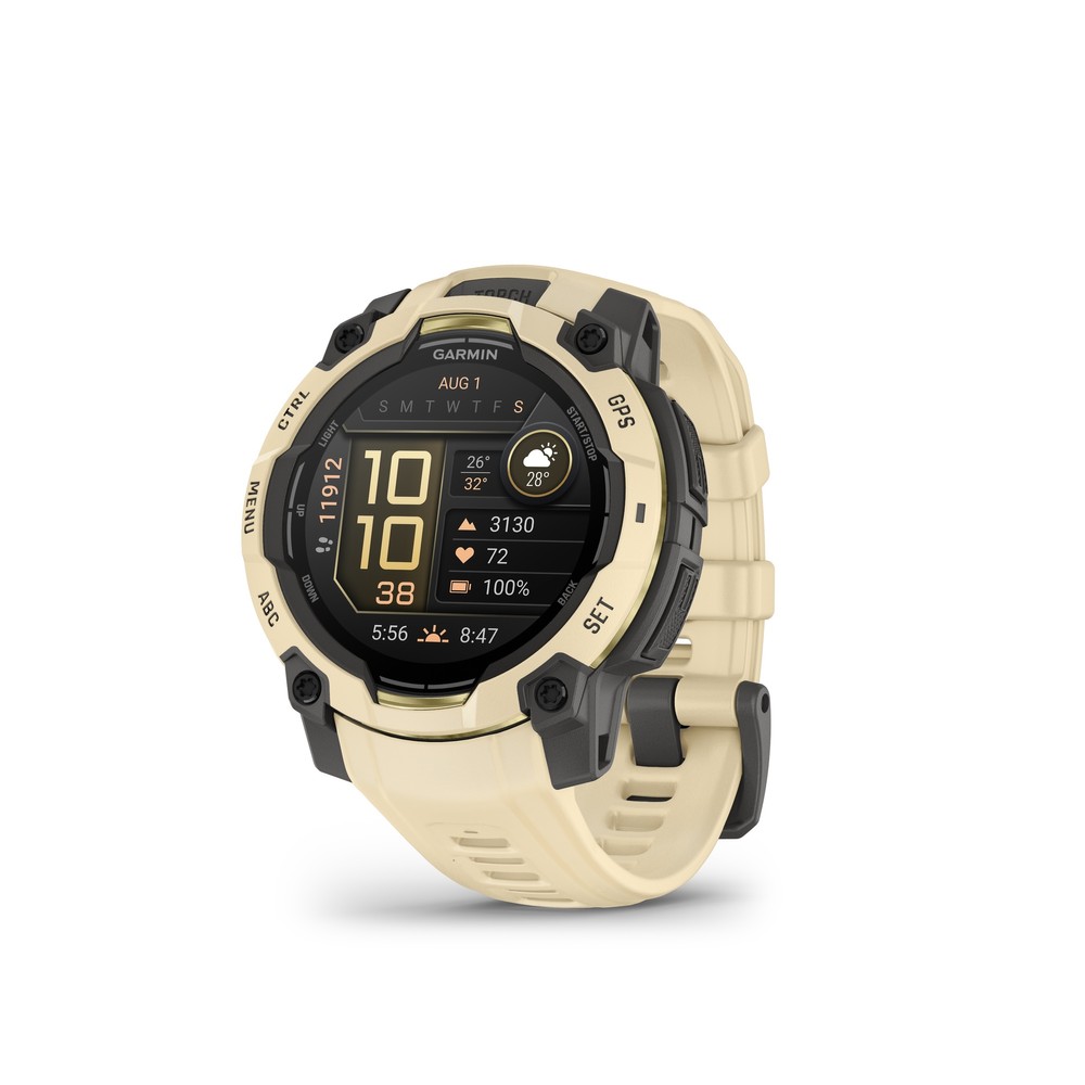 Garmin Instinct 3 AMOLED 45 Mm GPS Watch - Limited Edition Alpine Rush