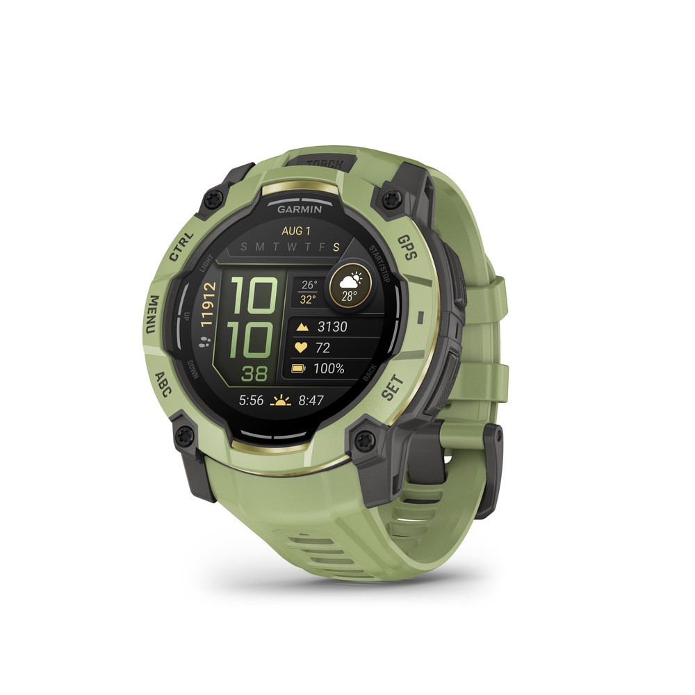 Garmin Instinct 3 AMOLED 50 Mm GPS Watch - Limited Edition Alpine Rush