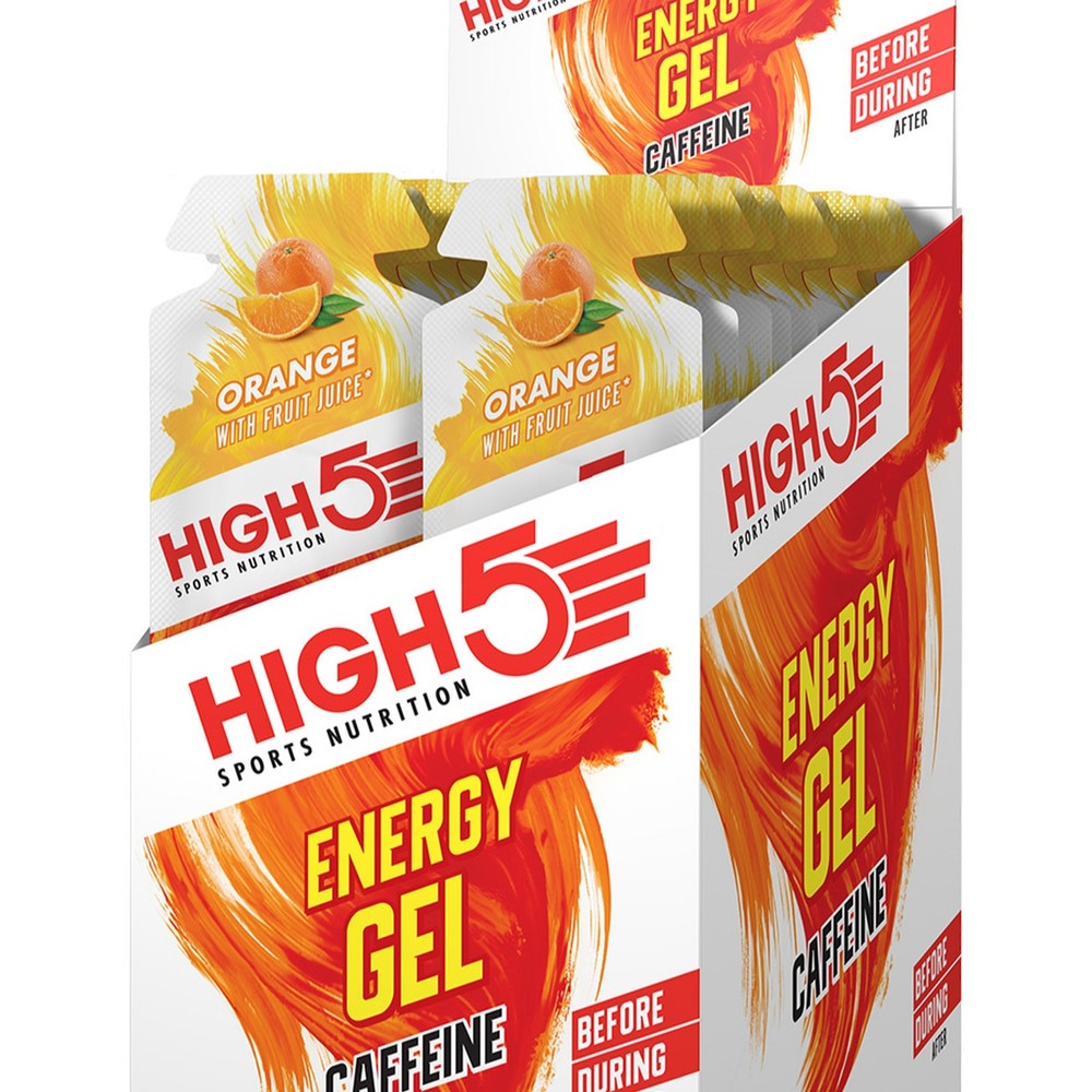 High5 Short Dated: Energy Gel Plus With Caffeine Box Of 20 X 40g