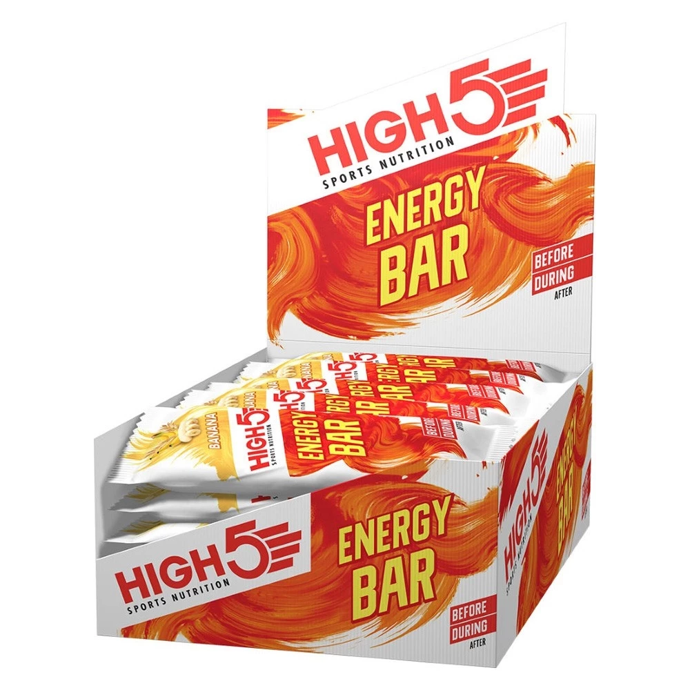 Sigma Sports High5 Short Dated: Energy Bar Box of 12 x 55g Bars | Discount Codes available, easy returns, up to £25 off with Newsletter Signup, FREE Postage over £60