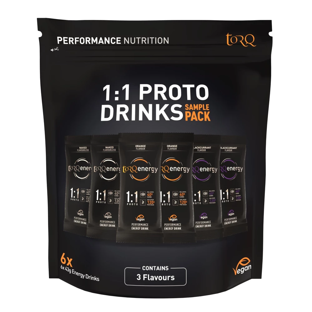 Sigma Sports TORQ Proto Energy Mix Sample Pack - 6 Sachets | Discount Codes available, easy returns, up to £25 off with Newsletter Signup, FREE Postage over £60