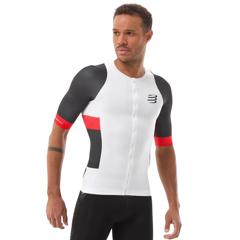 Sigma Sports Compressport Stream Short Sleeve Tri Top | Discount Codes available, easy returns, up to £25 off with Newsletter Signup, FREE Postage over £60