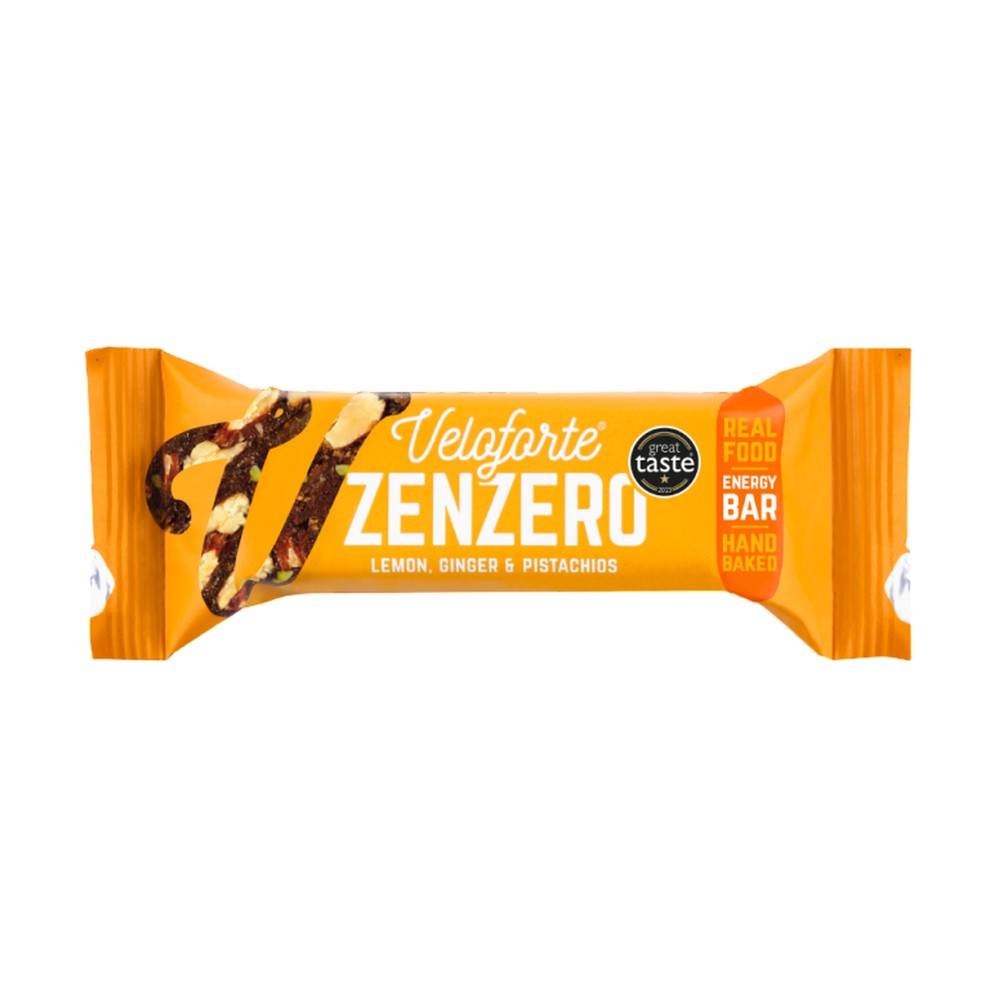 Veloforte Short Dated: Zenzero Natural Energy Bar Box Of 12 X 62g Bars