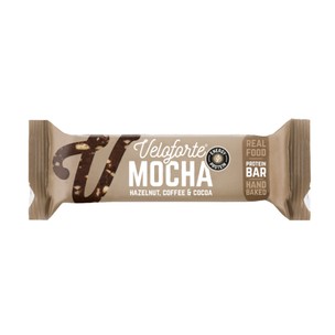 Veloforte Short Dated Mocha Natural Vegan Protein Bar Box Of 12 X 70g Bars