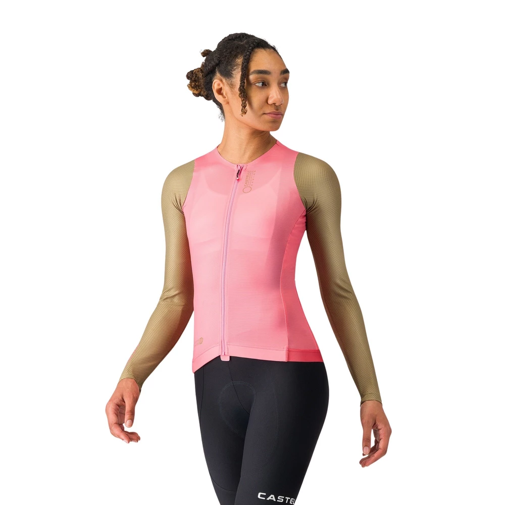 Sigma Sports Castelli Women's Corretto Long Sleeve Jersey | Discount Codes available, easy returns, up to £25 off with Newsletter Signup, FREE Postage over £60