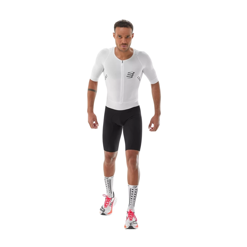 Sigma Sports Compressport Aero Seamless Short Sleeve Trisuit | Discount Codes available, easy returns, up to £25 off with Newsletter Signup, FREE Postage over £60