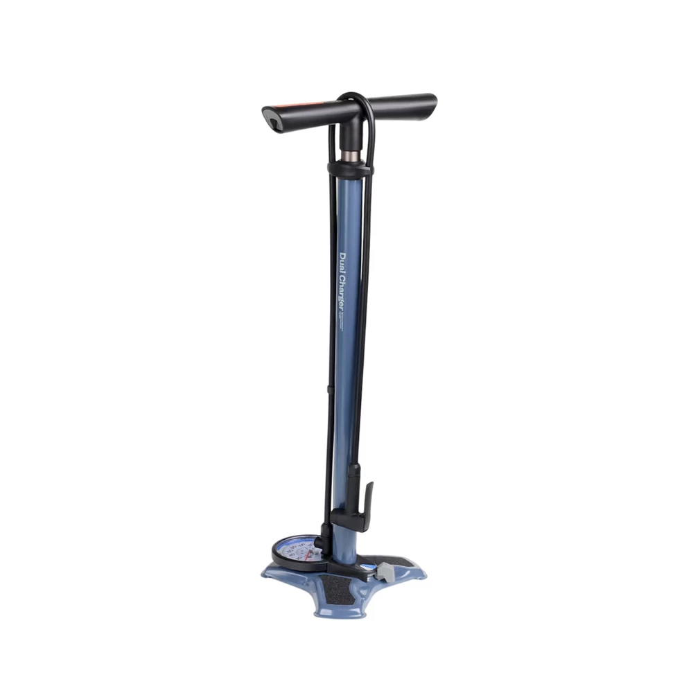 Sigma Sports Trek Dual Charger Floor Pump | Discount Codes available, easy returns, up to £25 off with Newsletter Signup, FREE Postage over £60