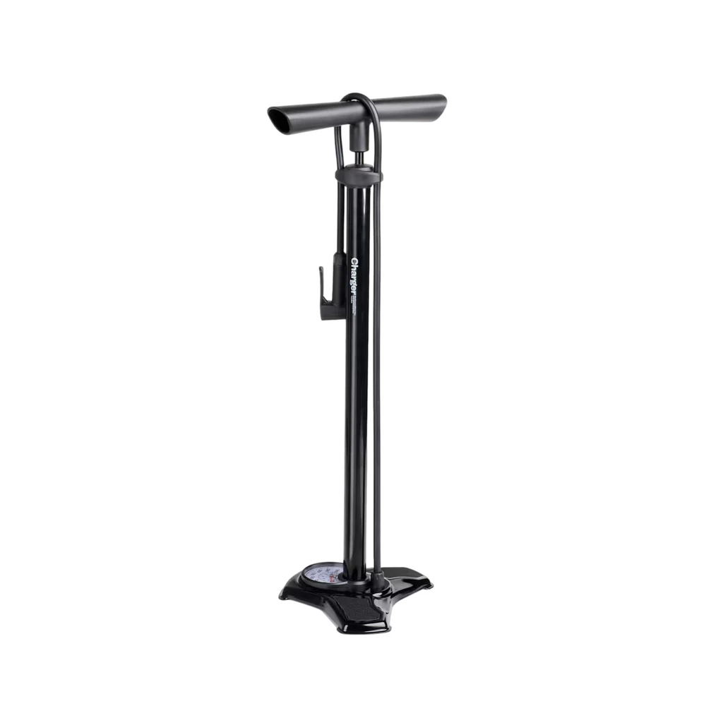 Sigma Sports Trek Charger Floor Pump | Discount Codes available, easy returns, up to £25 off with Newsletter Signup, FREE Postage over £60