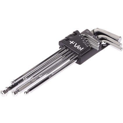 Vel 9 Piece Hex Key Set | Sigma Sports