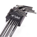 Vel 9 Piece Hex Key Set