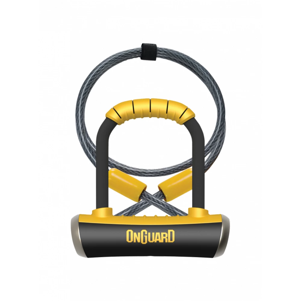 Sigma Sports OnGuard Pitbull D-Lock Sold Secure Diamond & Cable | Discount Codes available, easy returns, up to £25 off with Newsletter Signup, FREE Postage over £60