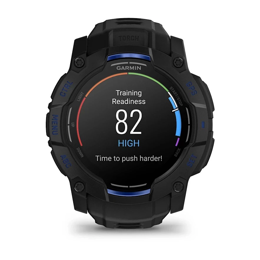 Sigma Sports Garmin Instinct 3 AMOLED GPS Watch | Discount Codes available, easy returns, up to £25 off with Newsletter Signup, FREE Postage over £60