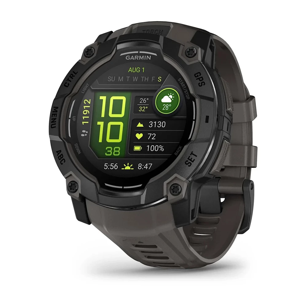 Sigma Sports Garmin Instinct 3 AMOLED GPS Watch | Discount Codes available, easy returns, up to £25 off with Newsletter Signup, FREE Postage over £60