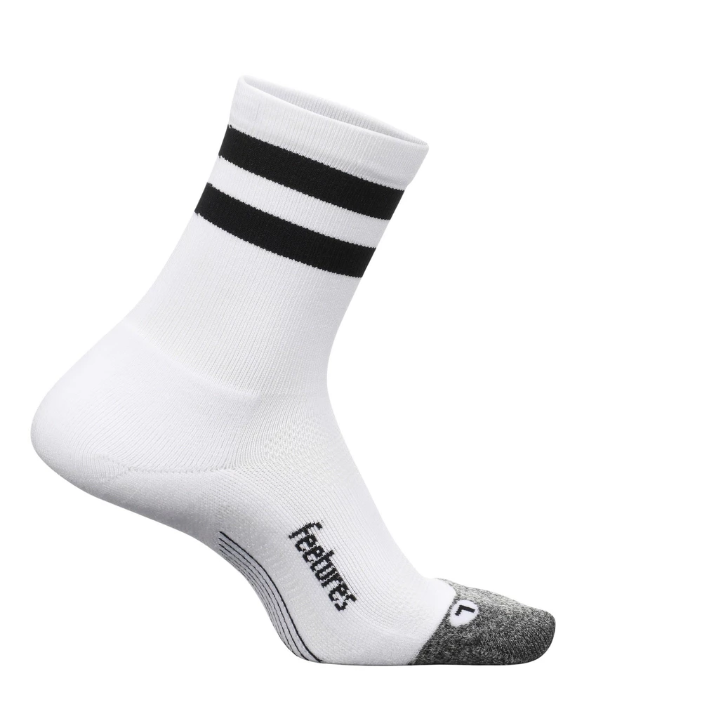 Sigma Sports Feetures Elite Light Cushion Mini Crew Running Socks | Discount Codes available, easy returns, up to £25 off with Newsletter Signup, FREE Postage over £60
