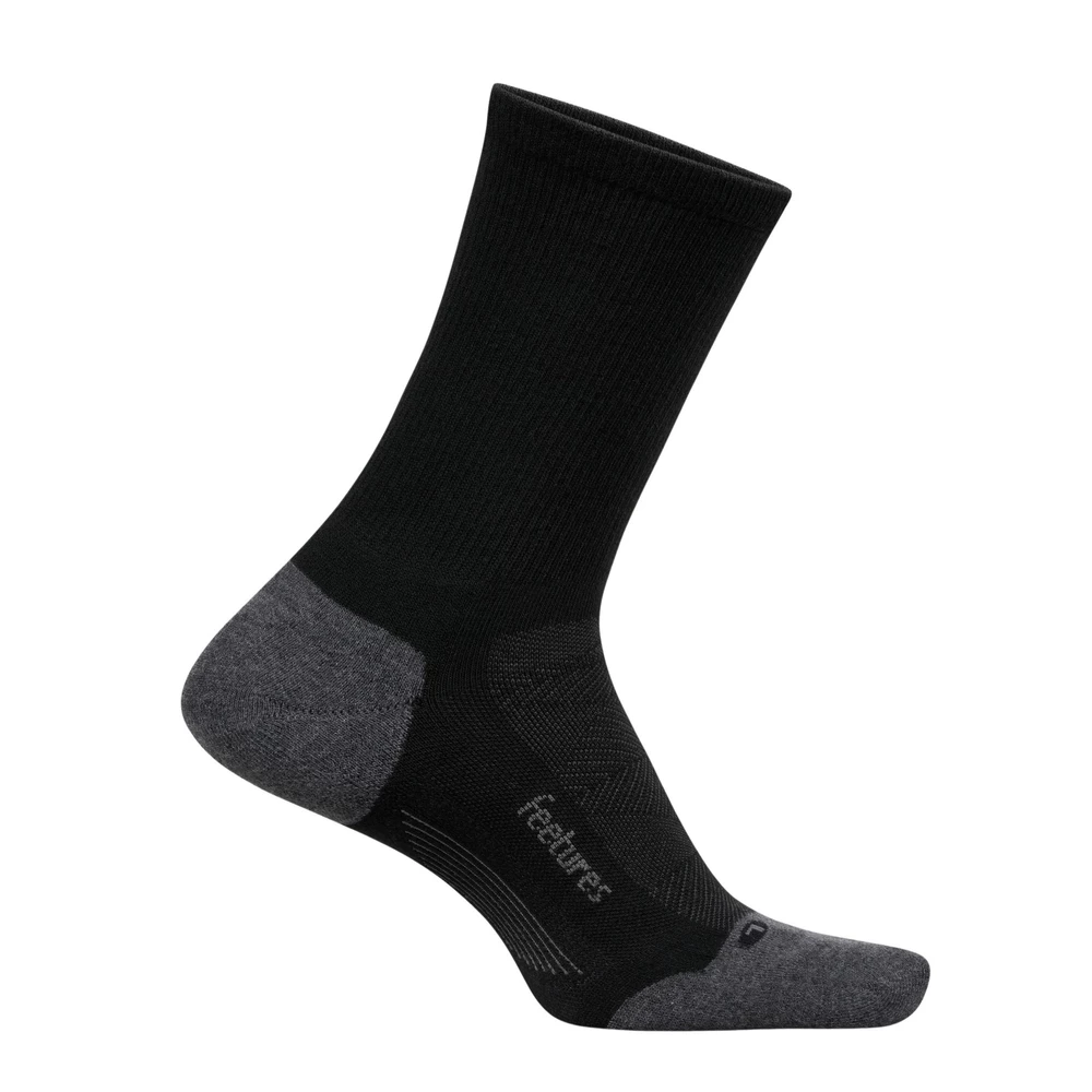 Sigma Sports Feetures Elite Max Cushion Mini Crew Running Socks | Discount Codes available, easy returns, up to £25 off with Newsletter Signup, FREE Postage over £60