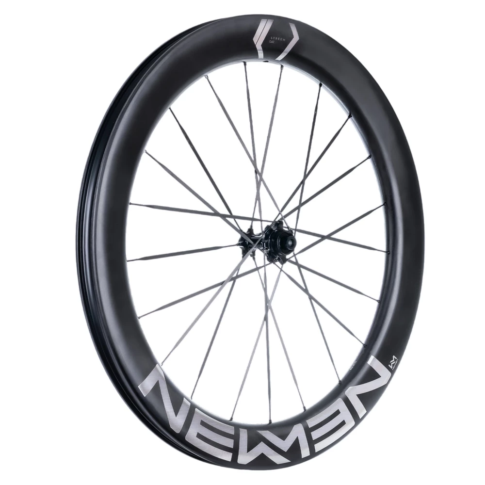 Sigma Sports Newmen Streem G.62 Carbon Spokes Gravel Wheelset | Discount Codes available, easy returns, up to £25 off with Newsletter Signup, FREE Postage over £60