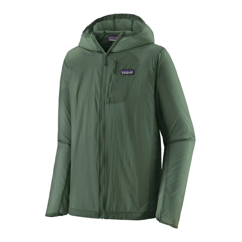 Sigma Sports Patagonia Houdini Men's Lightweight Hooded Zip-Up Jacket | Discount Codes available, easy returns, up to £25 off with Newsletter Signup, FREE Postage over £60