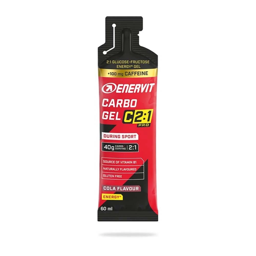 Sigma Sports Enervit C2:1 Pro Carbo Gel Caffeine - Single (1 x 60ml) | Discount Codes available, easy returns, up to £25 off with Newsletter Signup, FREE Postage over £60