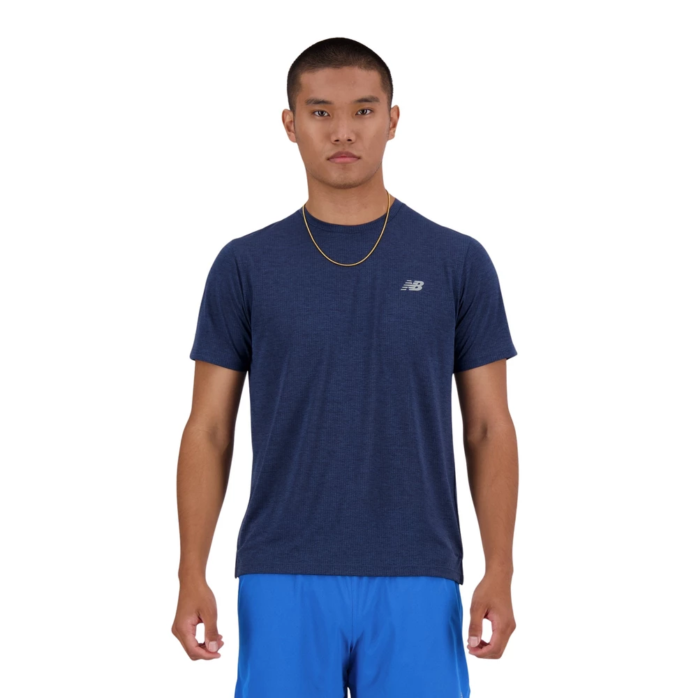 Sigma Sports New Balance Men's Athletics Short-Sleeve T-Shirt | Discount Codes available, easy returns, up to £25 off with Newsletter Signup, FREE Postage over £60