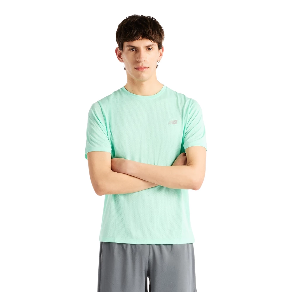 Sigma Sports New Balance Men's Athletics Short-Sleeve T-Shirt | Discount Codes available, easy returns, up to £25 off with Newsletter Signup, FREE Postage over £60