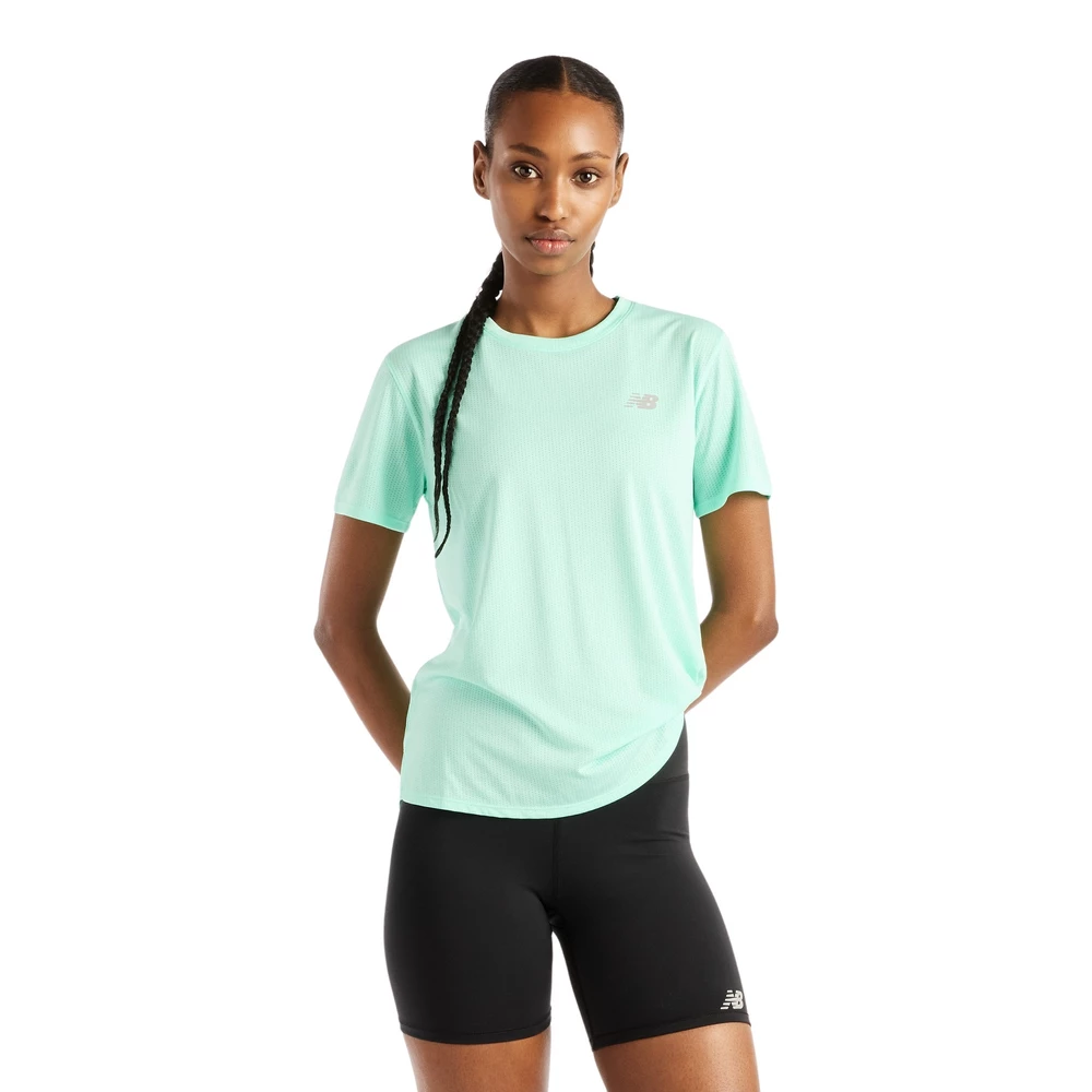 Sigma Sports New Balance Women's Athletics Short-Sleeve T-Shirt | Discount Codes available, easy returns, up to £25 off with Newsletter Signup, FREE Postage over £60
