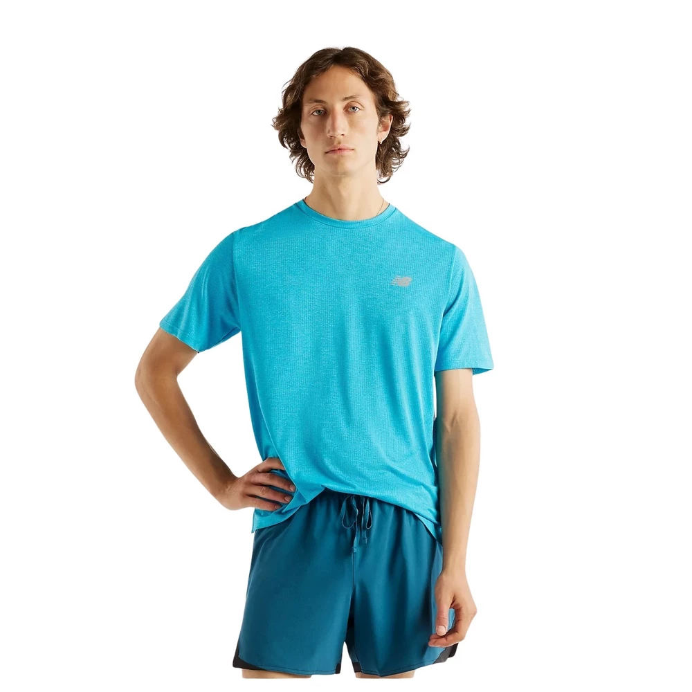 Sigma Sports New Balance Men's Athletics Short-Sleeve T-Shirt | Discount Codes available, easy returns, up to £25 off with Newsletter Signup, FREE Postage over £60