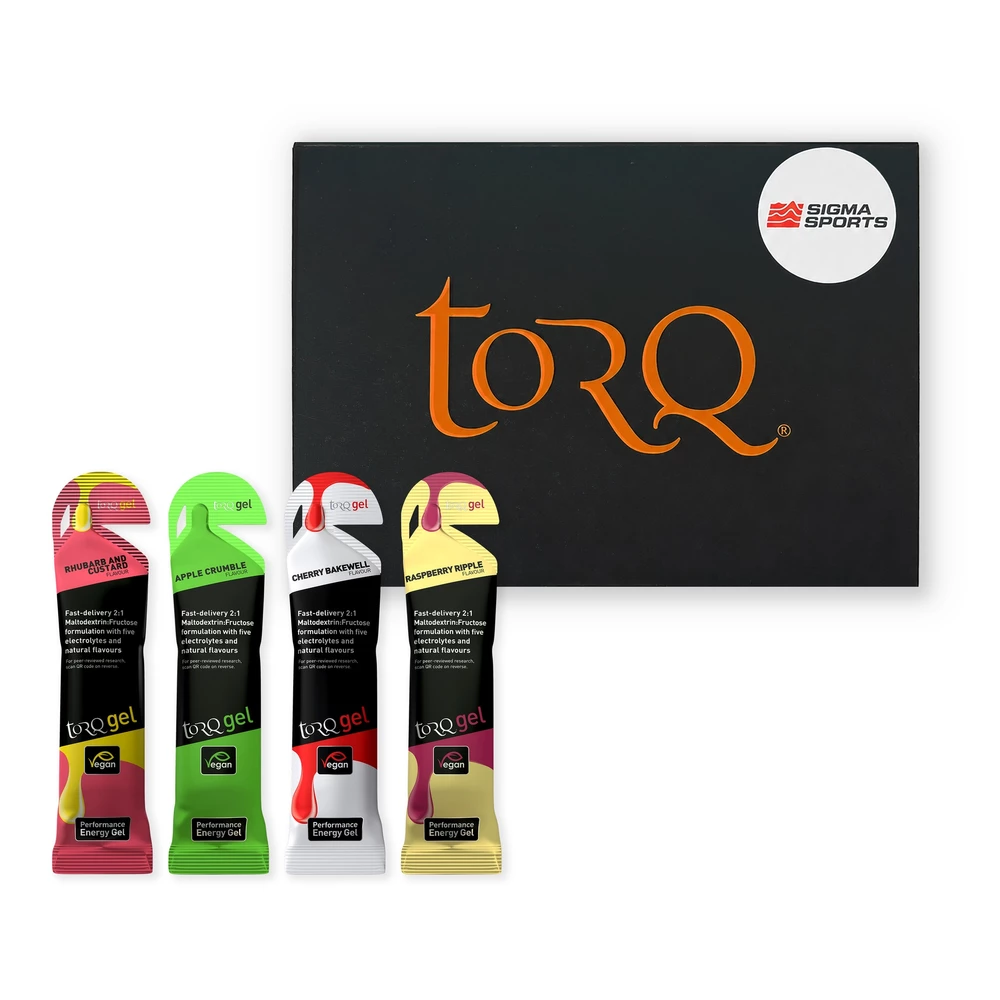 Sigma Sports TORQ Energy Gel - 8 x 45g | Discount Codes available, easy returns, up to £25 off with Newsletter Signup, FREE Postage over £60
