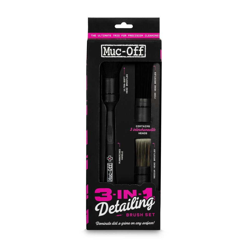 Muc-Off 3-in-1 Detailing Brush Set