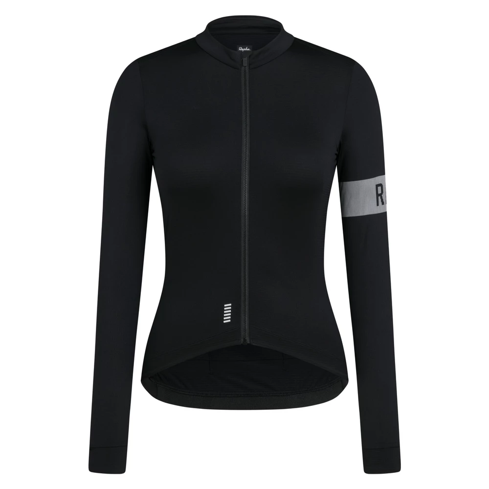 Sigma Sports Rapha Women's Pro Team Long Sleeve Midweight Jersey II | Discount Codes available, easy returns, up to £25 off with Newsletter Signup, FREE Postage over £60