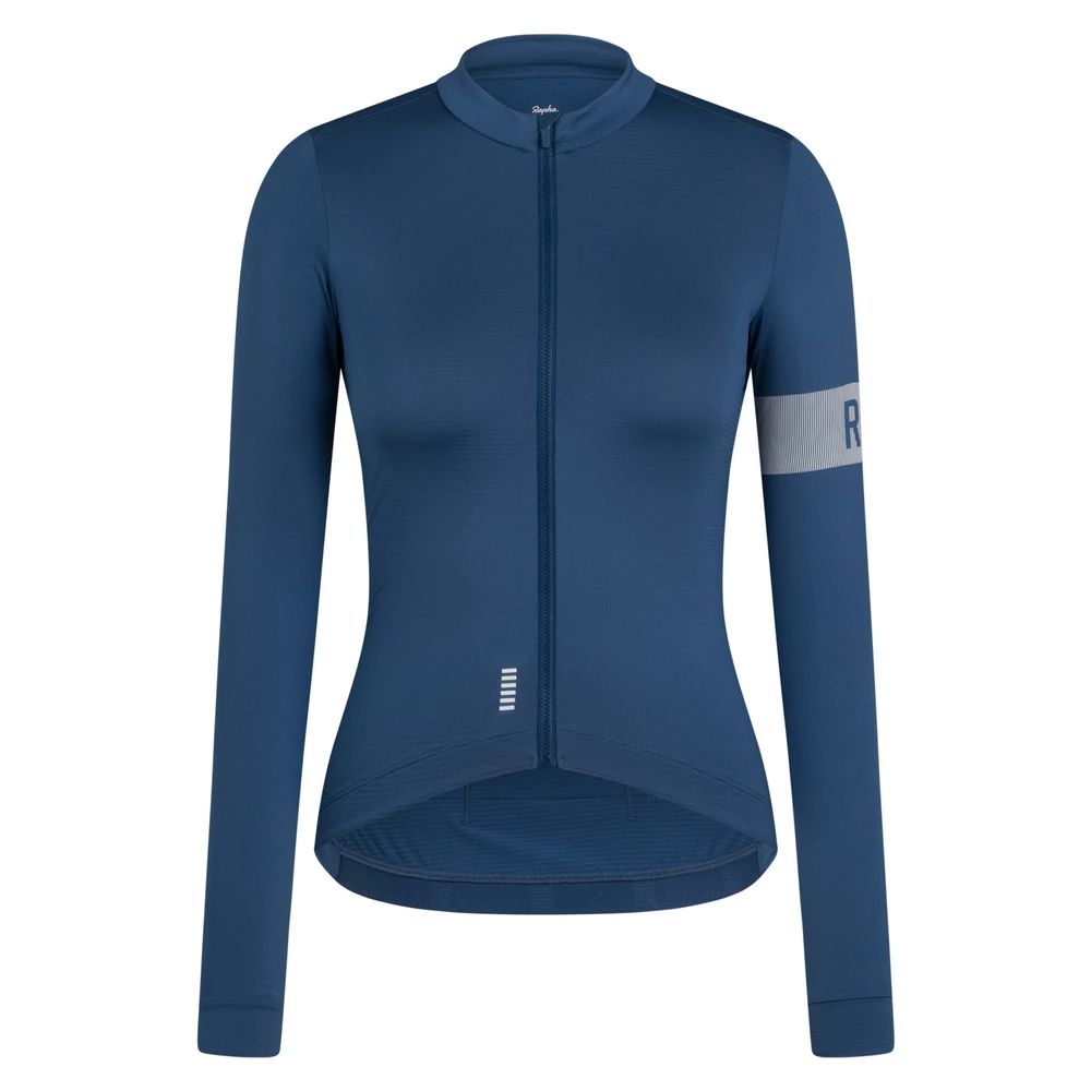 Sigma Sports Rapha Women's Pro Team Long Sleeve Midweight Jersey II | Discount Codes available, easy returns, up to £25 off with Newsletter Signup, FREE Postage over £60