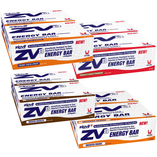 ZipVit Sport ZV8 Energy Bar Box 20 X 55g