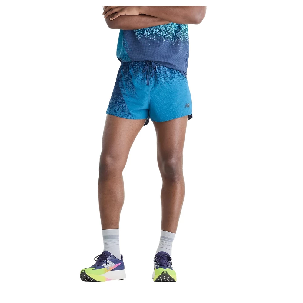 Sigma Sports New Balance Men's RC Ultra Light Printed Running Shorts 3