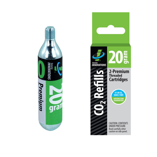 Genuine Innovations 20G Threaded CO2 Cartridges 2 Pack