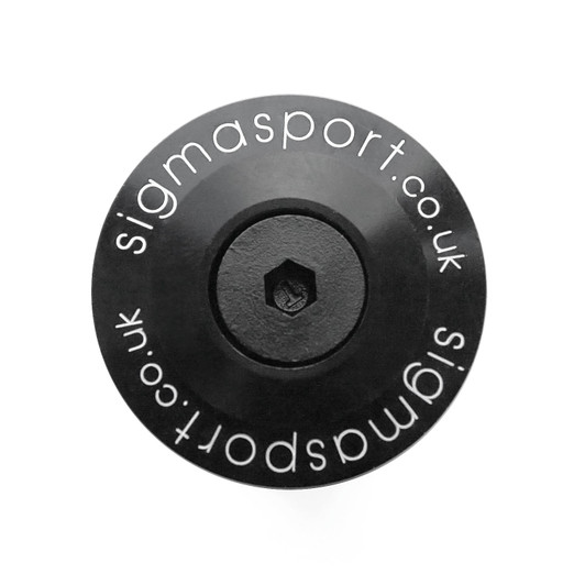 Sigma Sport Carbon Fork Steerer Bung Top Cap + Alloy Bolt