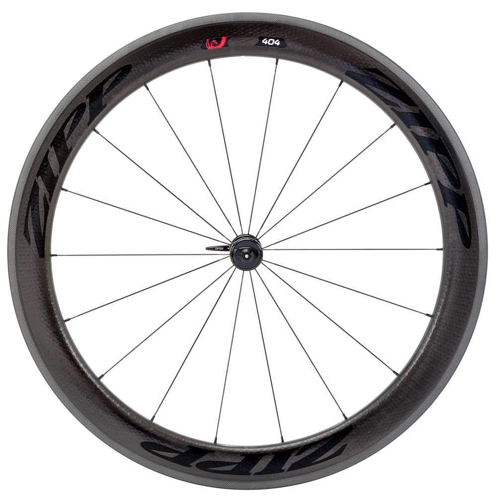 Zipp 404 Firecrest Carbon Clincher Front Wheel 2015 (Black Decal)