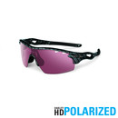 Oakley Radarlock Pitch Glasses Carbon Fibre Frame Iridium Polarized