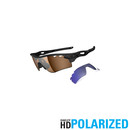Oakley Radarlock Path Glasses Polished Black Frame Bronze Polarized