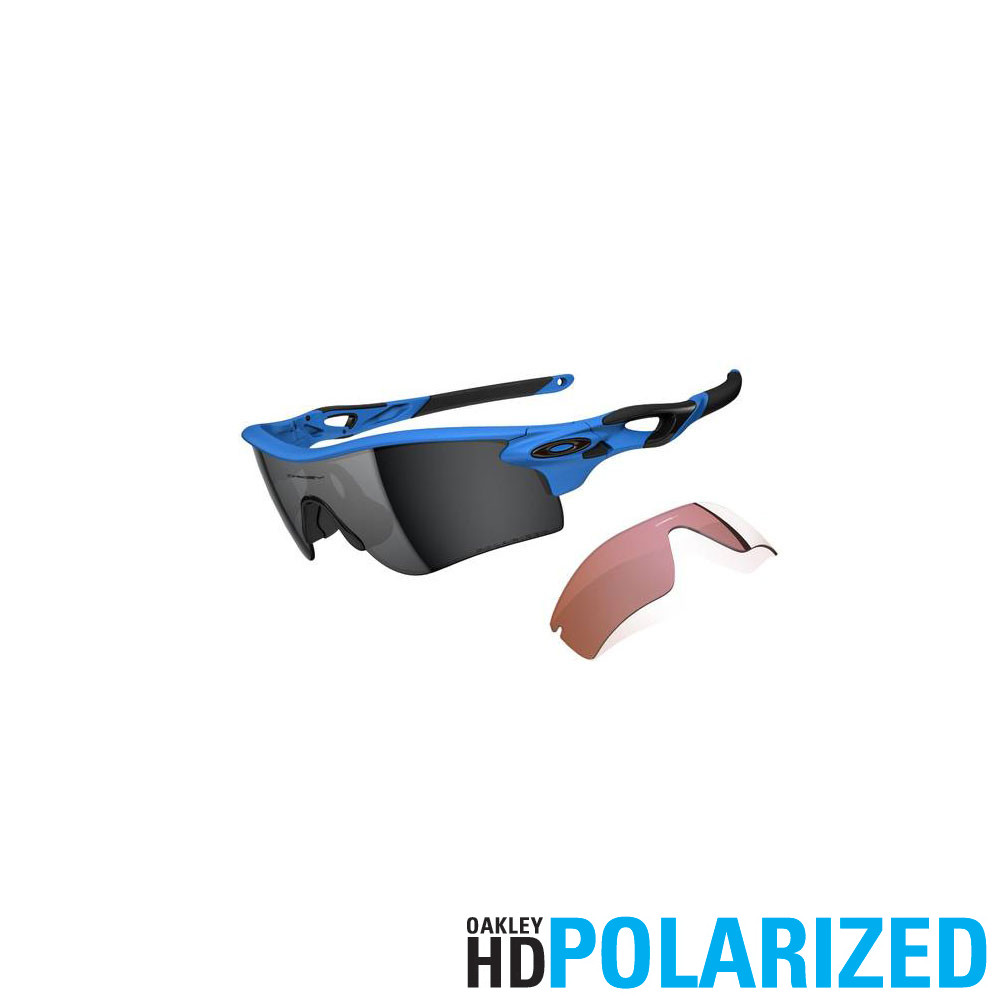 Oakley Radarlock Path Matte Glacier / Black Iridium Polarized Lens