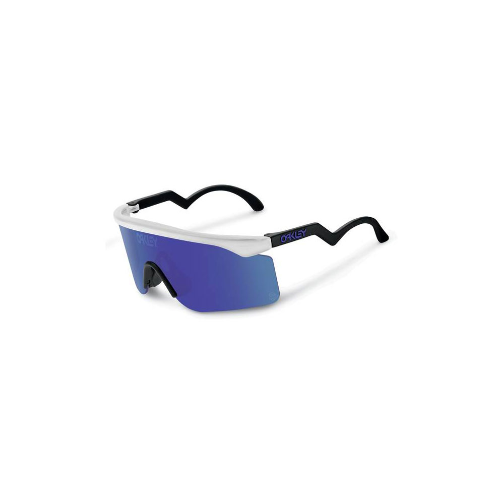 Oakley Special Edition Razor Blades Matt Clear Violet Iridium Lens