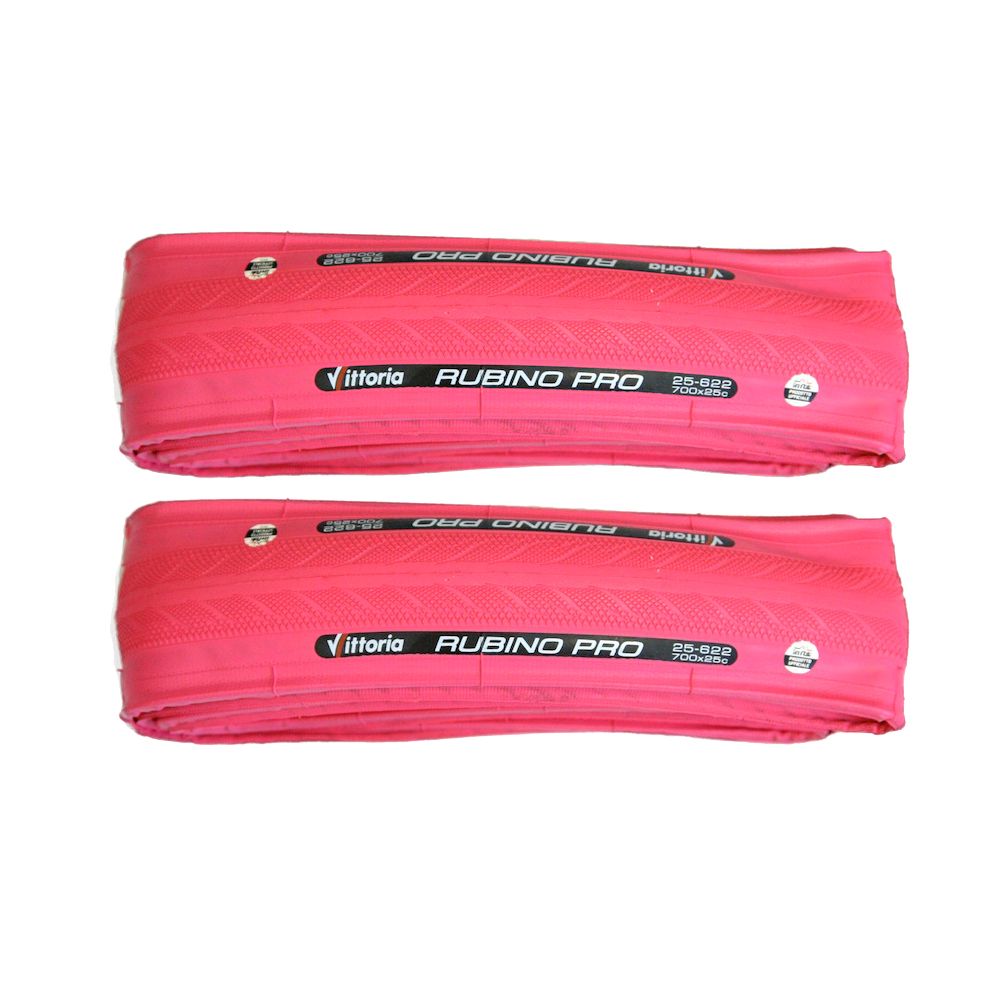 Vittoria Rubino Pro Giro Edition Full Pink Tyres Pair