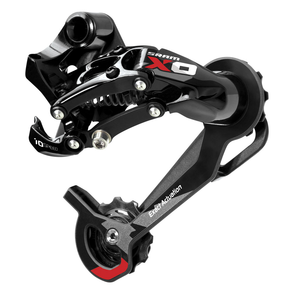 SRAM X0 Rear Derailleur 10 Speed Medium Cage Red
