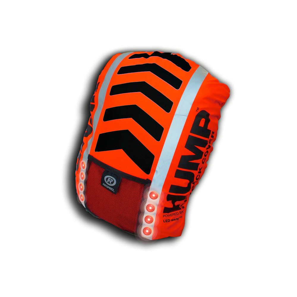 Hump Hi-Viz Vegas Hump Illuminated Rucsac Cover Fluorescent Red