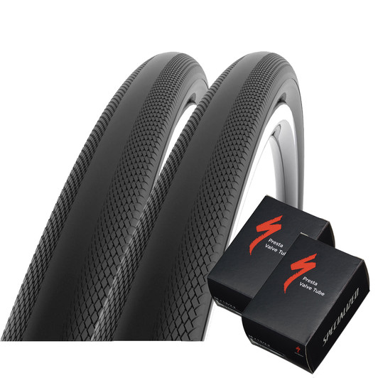 Specialized Roubaix Pro Tyres 700x23/25 With Presta Valve Inner Tubes