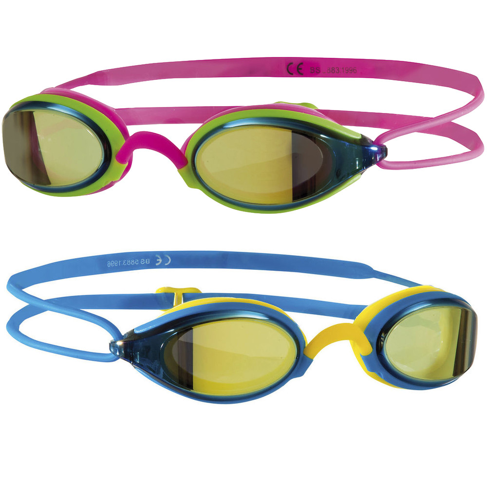 Zoggs Fusion Air Gold Mirror Lens Goggles Sigma Sports